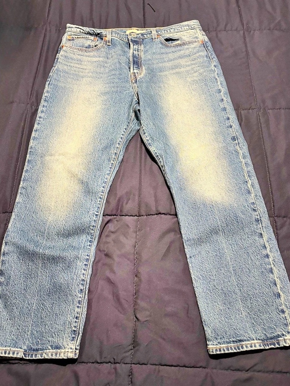Levi's Wedgie Straight Ankle Jeans Blue Jeans Waist 33 x 28.